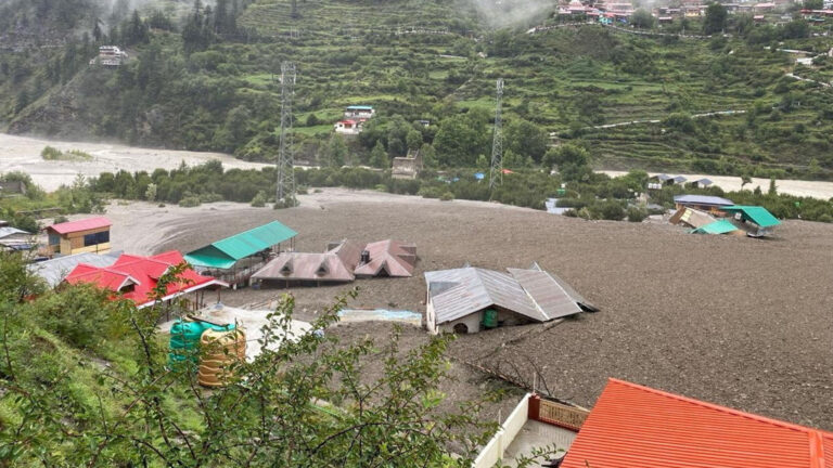 Dozens trapped after cloudburst causes flash floods in India