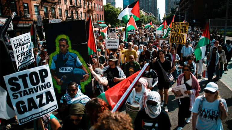 Huge rally in New York demands end to Gaza starvation | Gaza